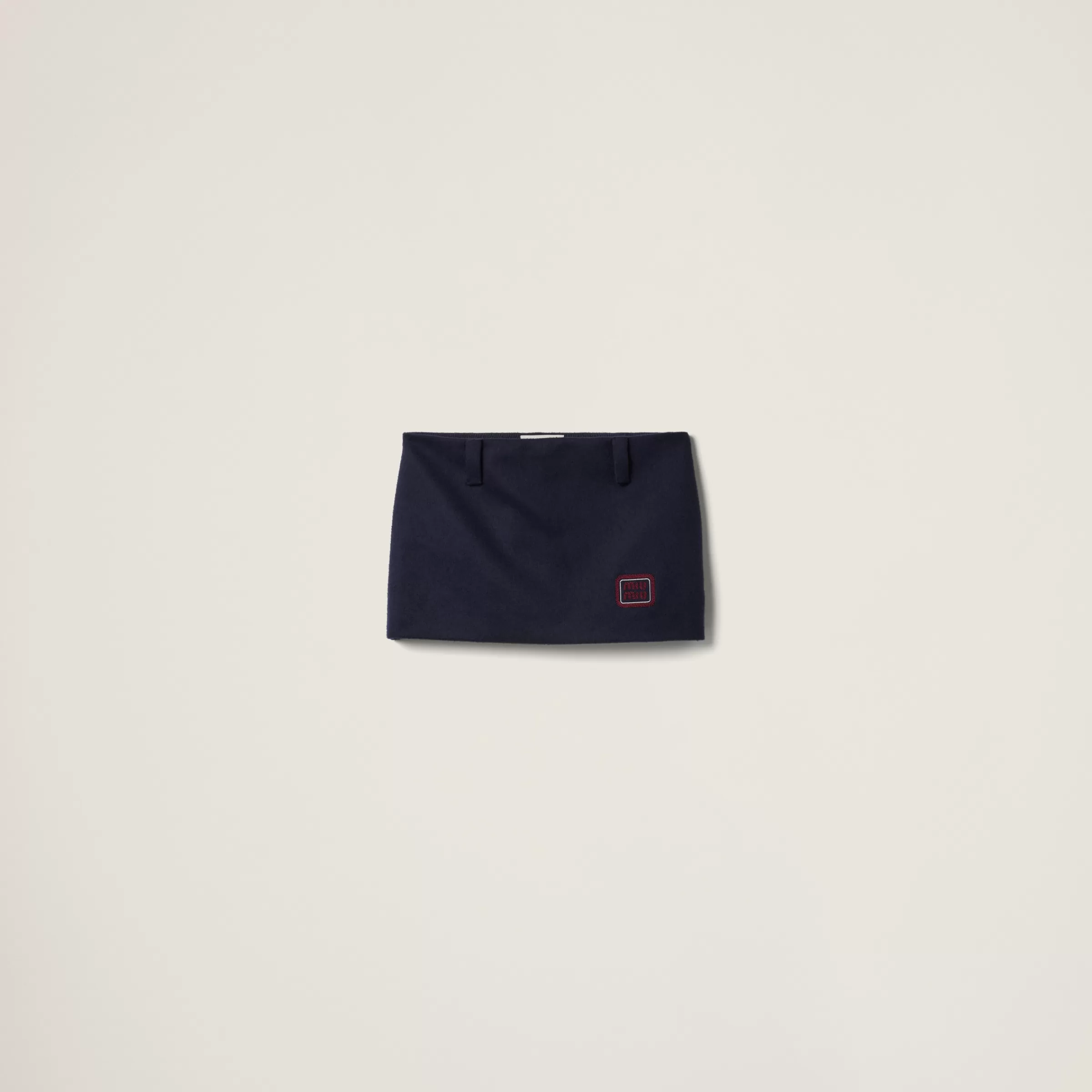 Velour miniskirt>Miu Miu Cheap