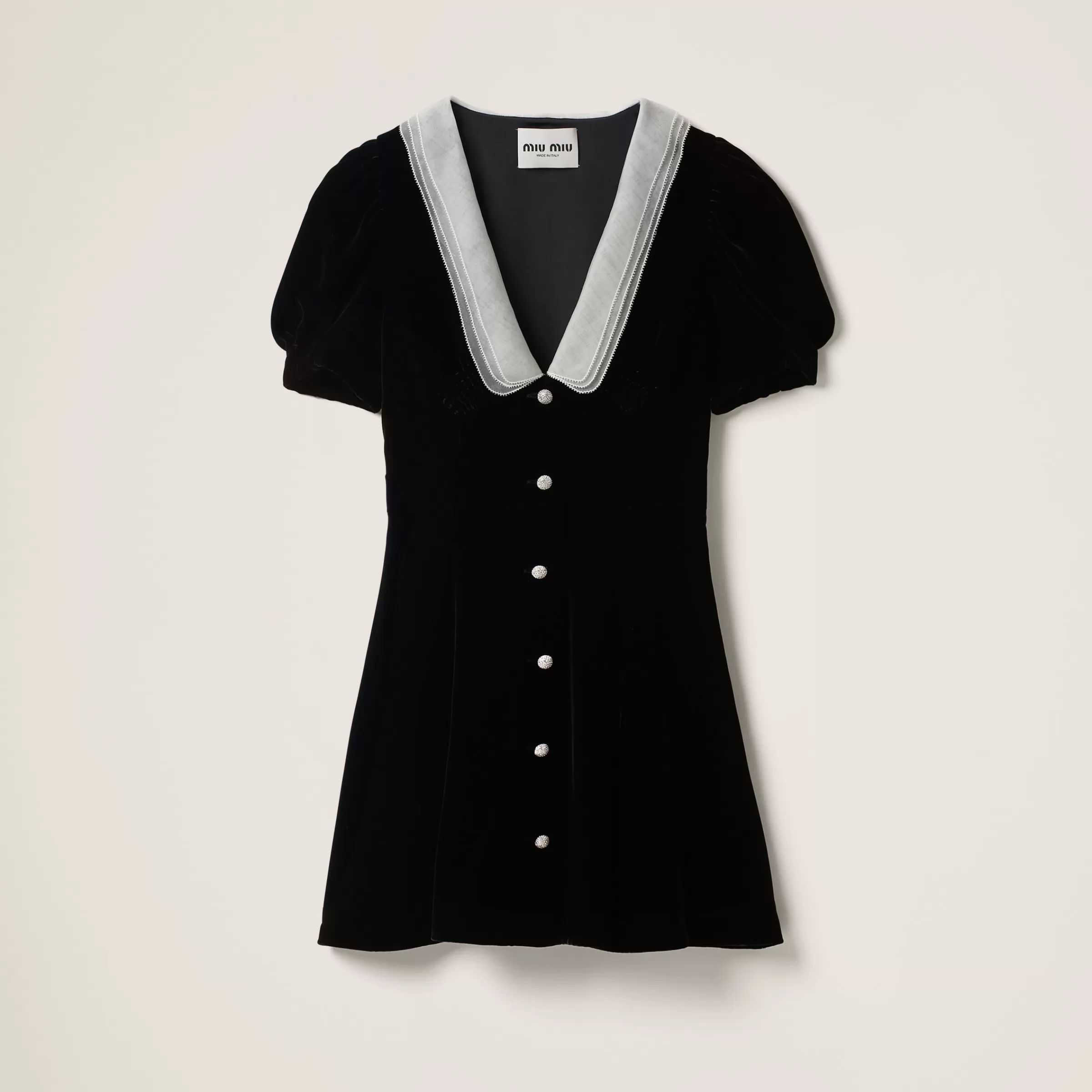 Velvet minidress>Miu Miu Cheap
