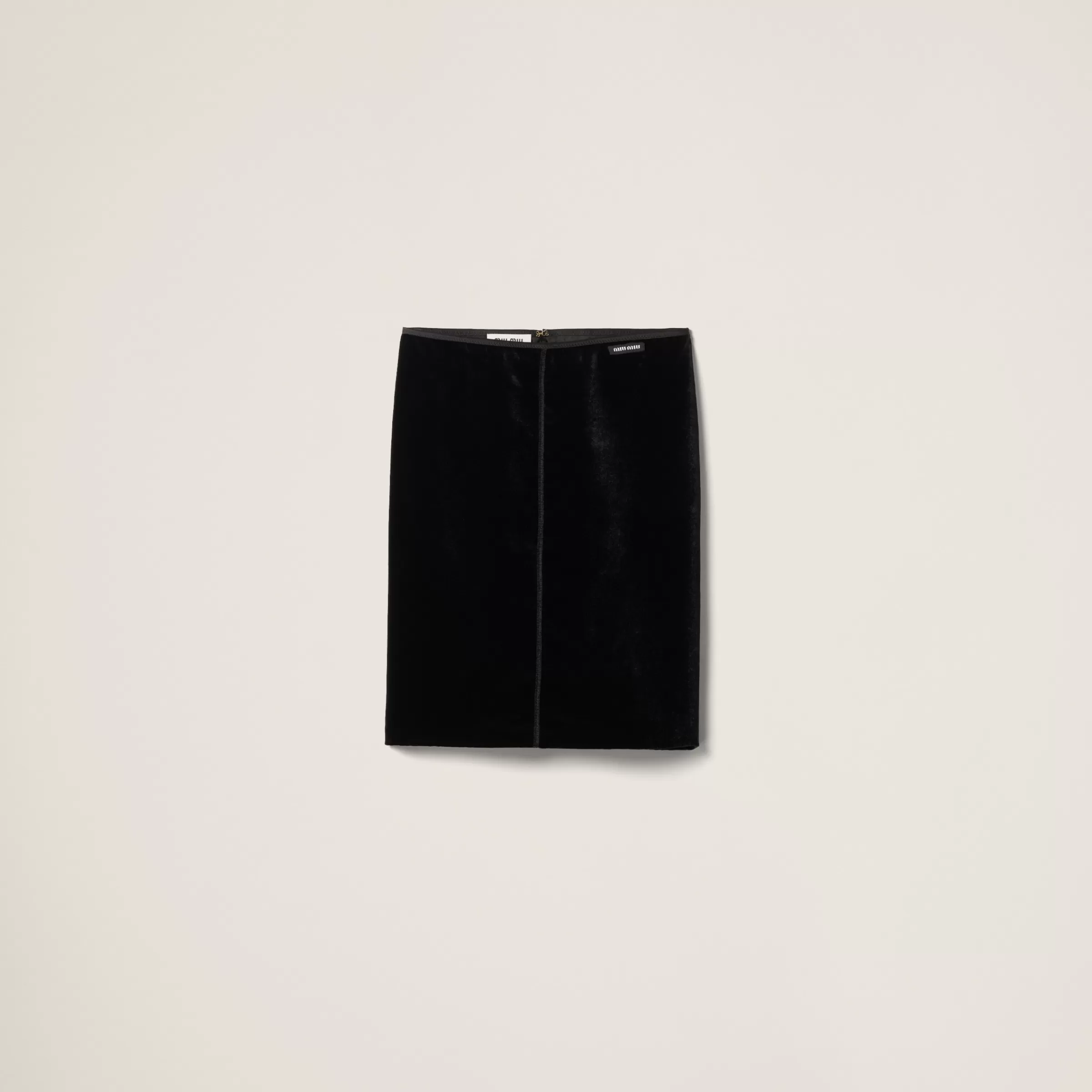 Velvet skirt>Miu Miu Hot