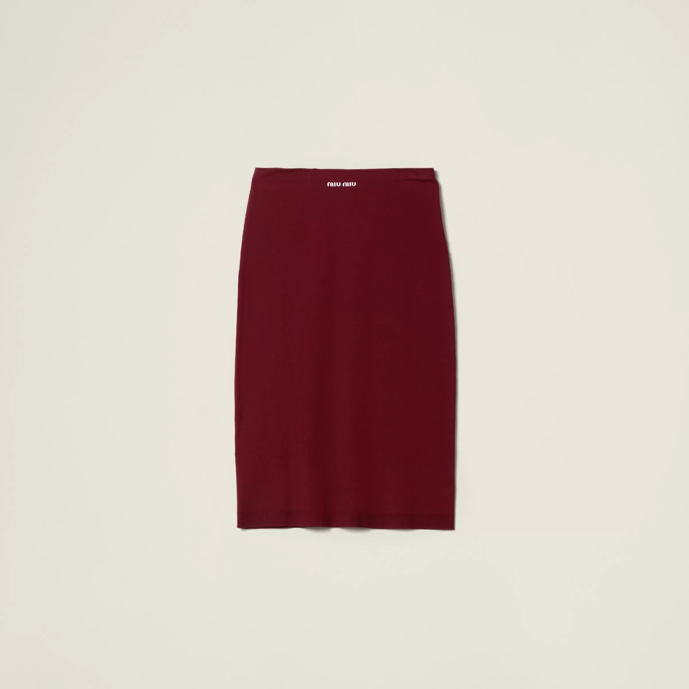 Viscose skirt>Miu Miu Outlet
