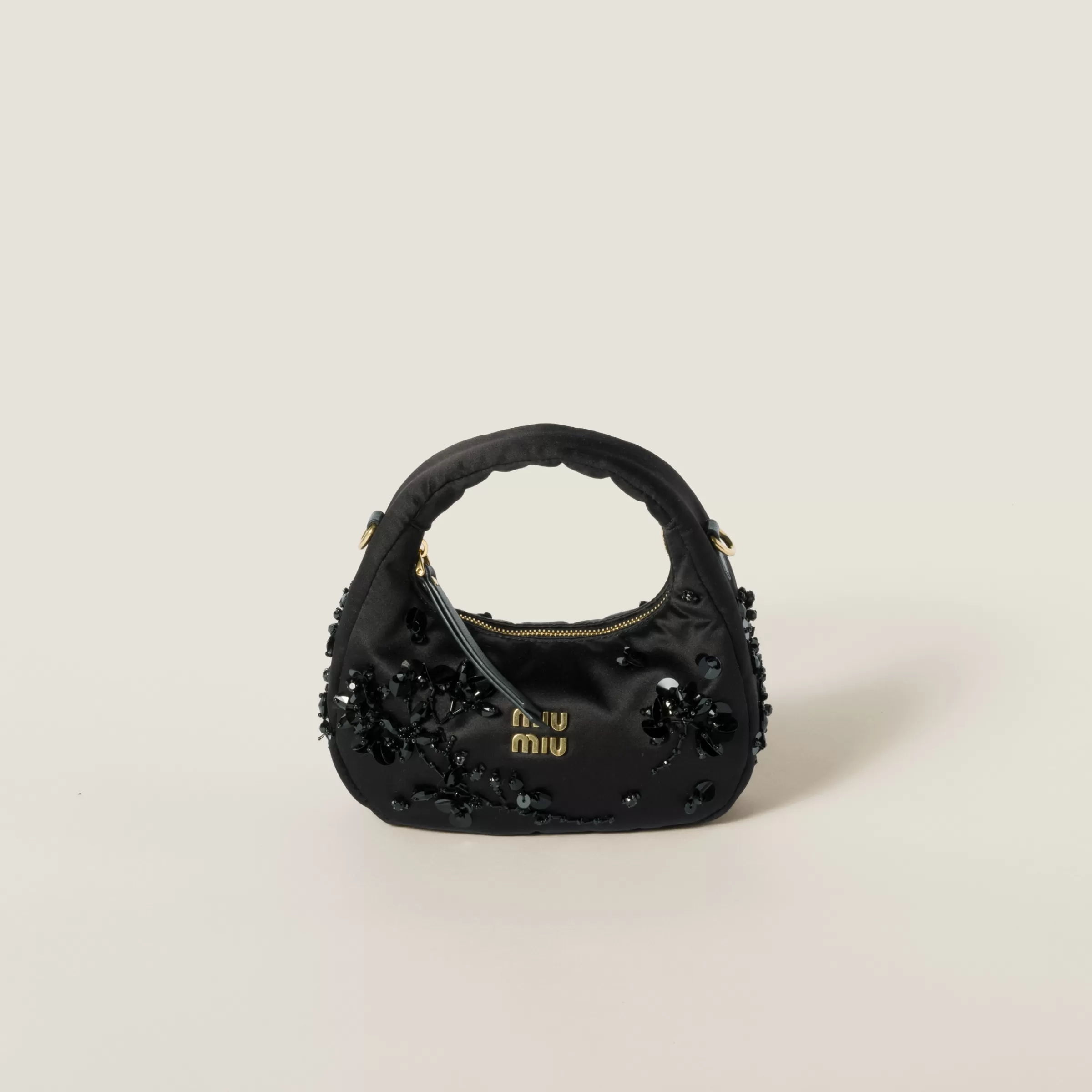 Wander embroidered duchesse mini-bag>Miu Miu Discount