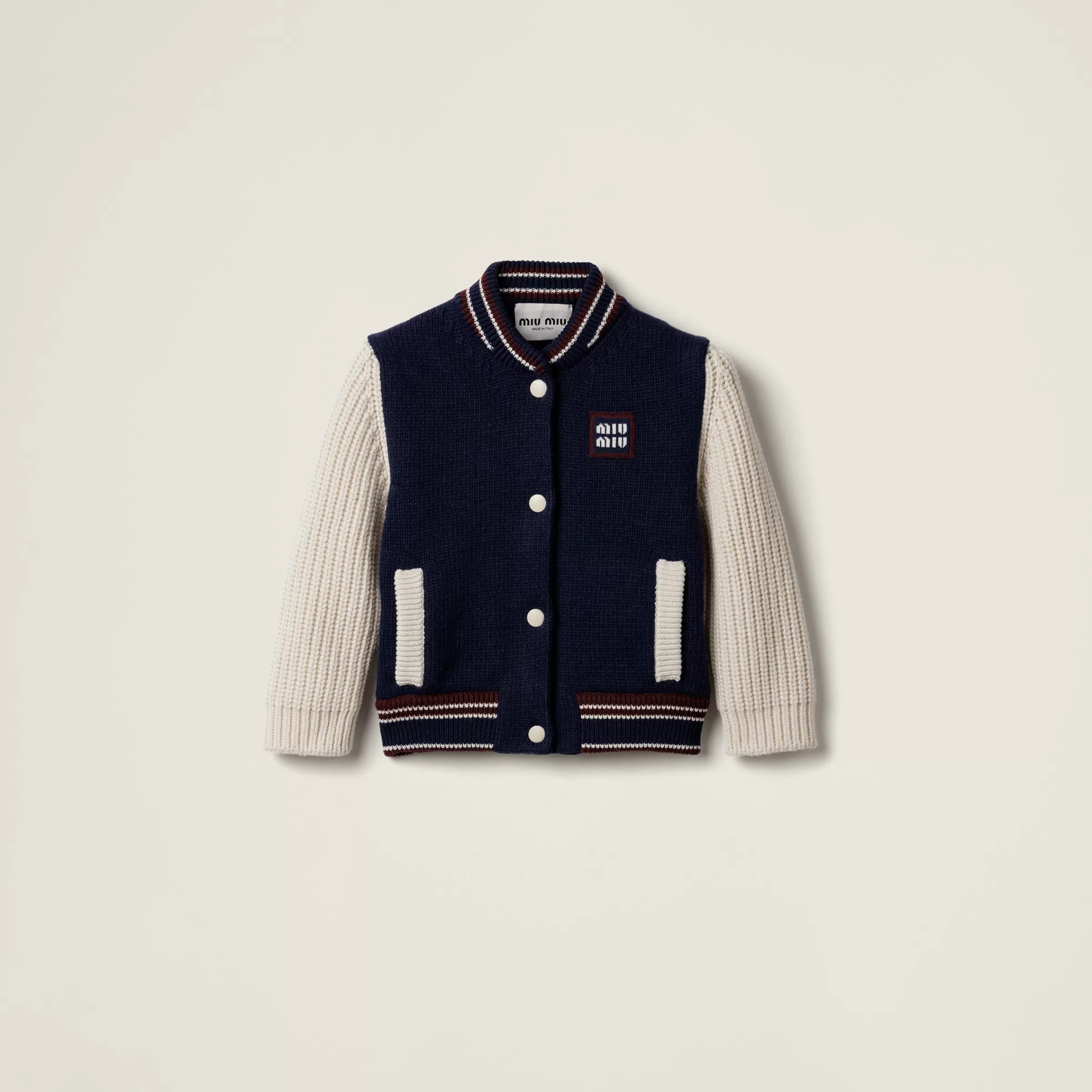 Wool and cashmere cardigan>Miu Miu Best Sale