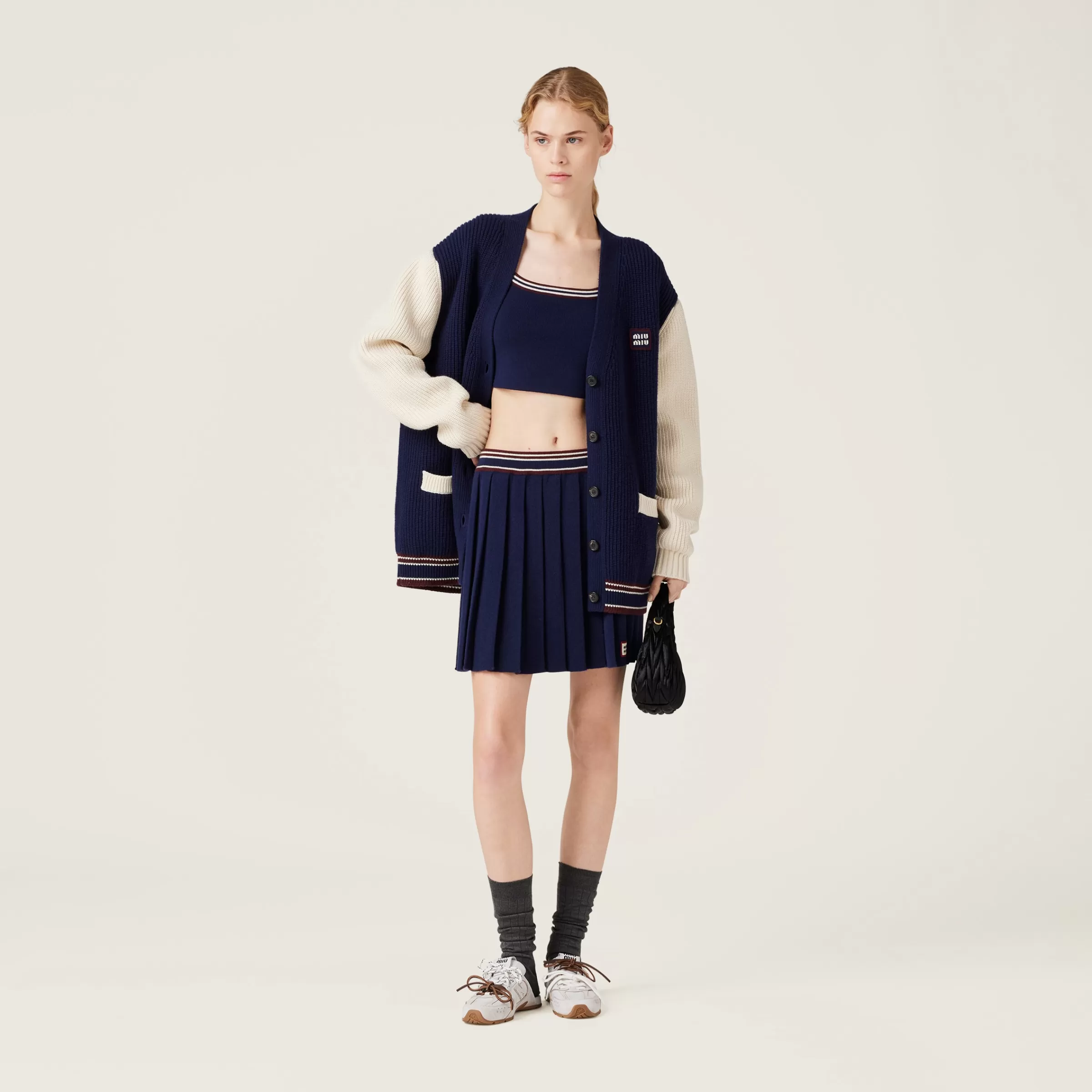 Wool and cashmere skirt>Miu Miu Cheap