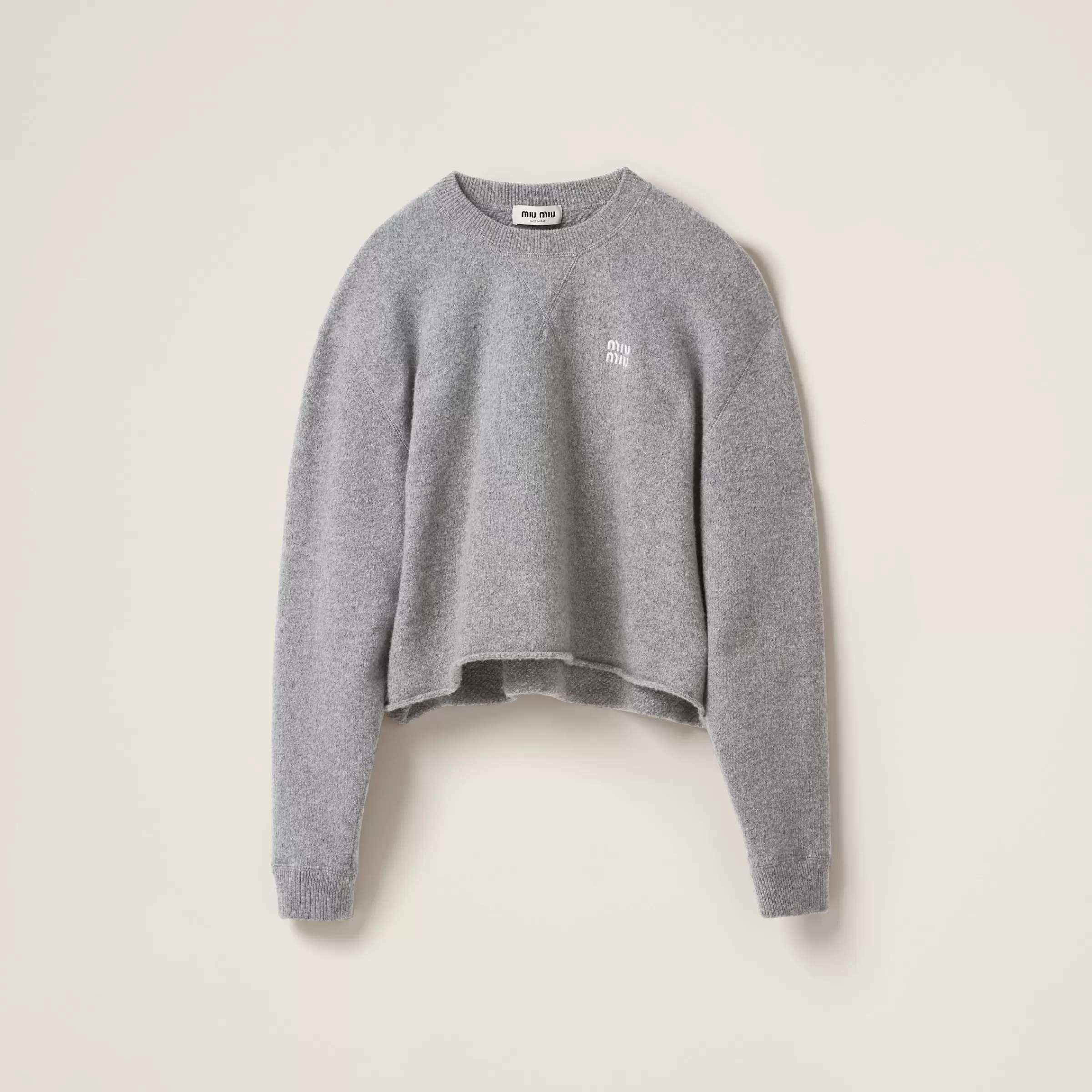 Wool and cashmere sweater>Miu Miu New