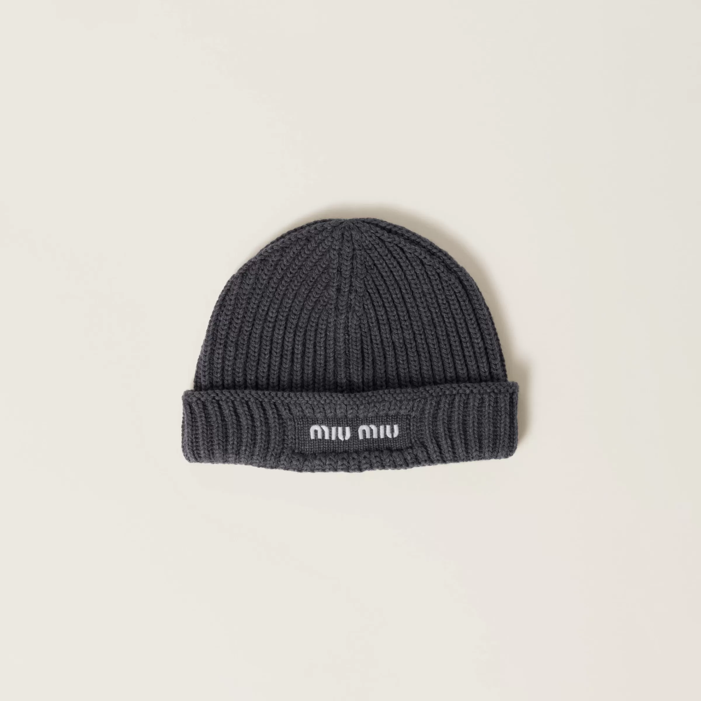 Wool beanie>Miu Miu Sale