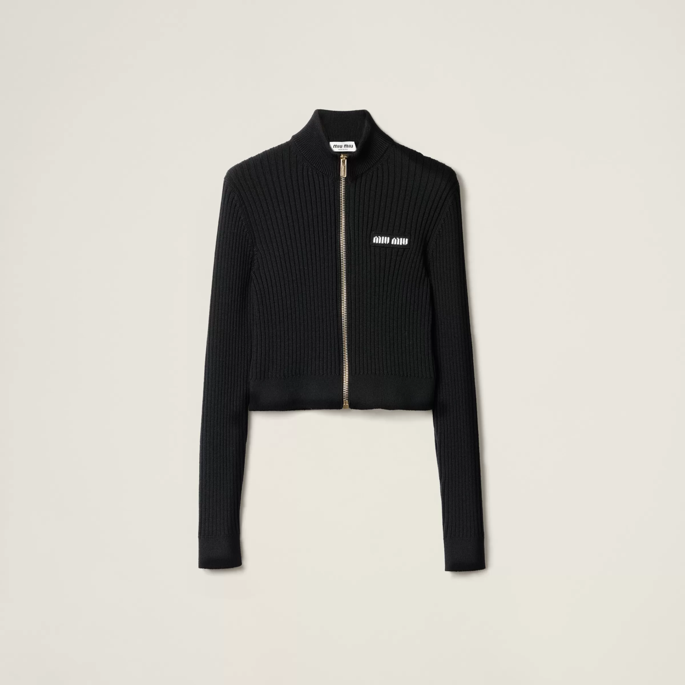 Wool knit cardigan>Miu Miu Flash Sale